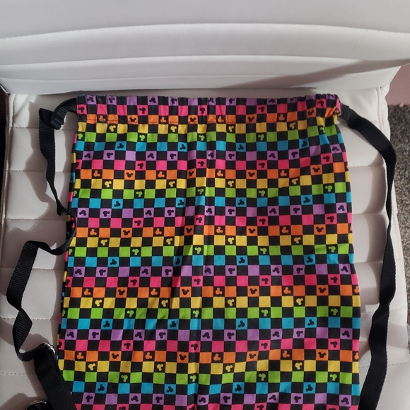 Colorful Mickey Mouse Drawstring Backpack - Picture 2 of 10